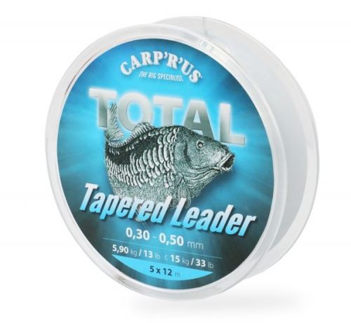 Carp'R' Us Ujímáný Šokový Vlasec Total Tapered Line, Hrúbka: 30mm-50mm