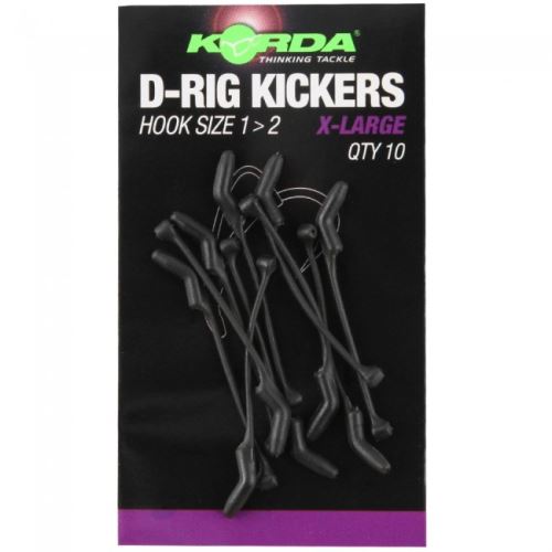 Korda Rovnátka Kickers D Rig Green 10 ks Large