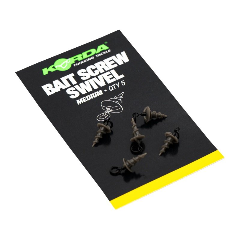 Korda - Micro Ring Swivel Bait Screw Medium (5pcs)