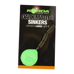Korda Tungstenové Stopery Sinker Hooklink Hnedé, Veľkosť: Medium