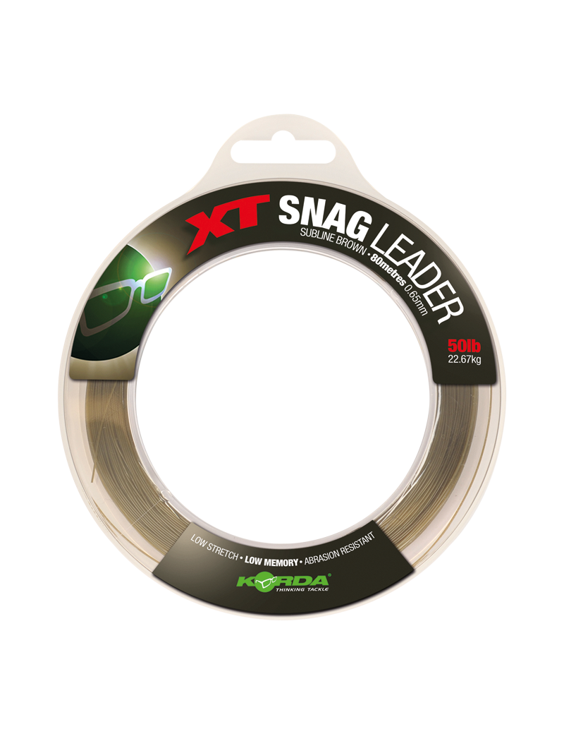 Korda - XT Snag Leader 0,55mm 50lb Nylon 100m