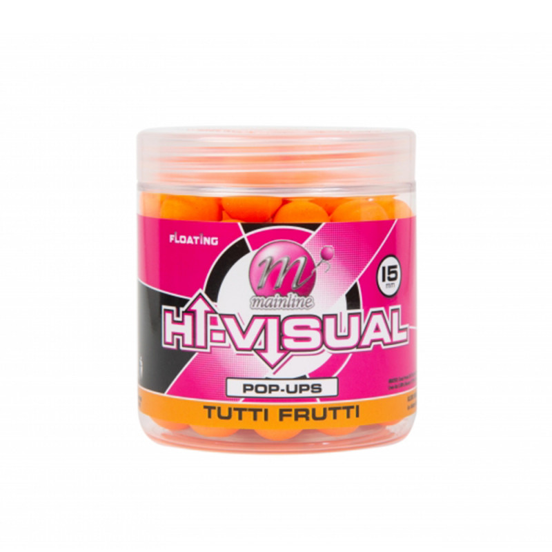 Mainline Hi-Visual 15mm TUTTI-FRUTTY Pop-Up 250ml