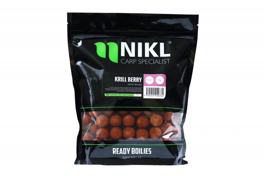 Hotové boilie KRILL BERRY 1KG, Veľkosť: 20mm