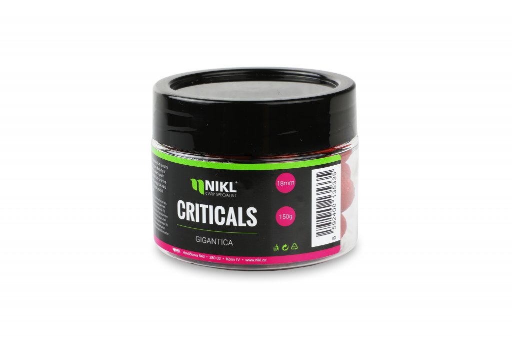 Criticals boilie GIGANTICA 150g, Veľkosť: 20mm