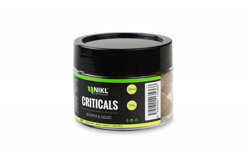 Criticals boilie Scopex Squid 150g, Veľkosť: 18mm