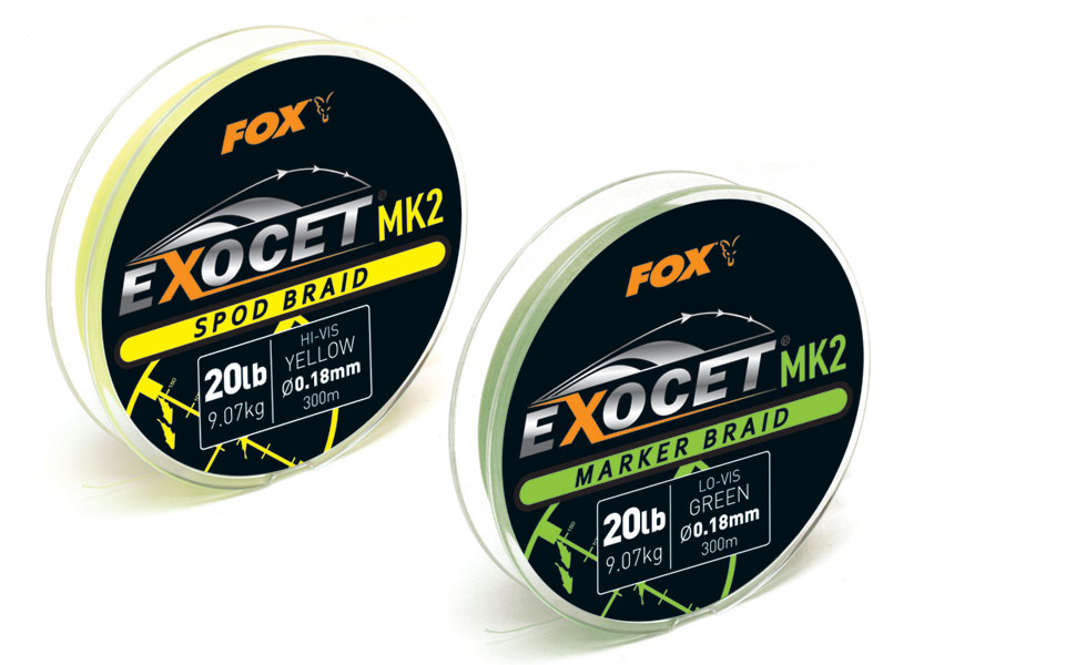 Exocet® MK2 Spod & Marker Braid Žltá 300M 0,18mm