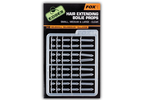 Fox edges predlžovacie zarážky hair extending boilie props clear
