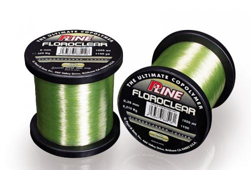 P-Line Vlasec Floroclear Green 1000 m, Hrúbka: 0,36