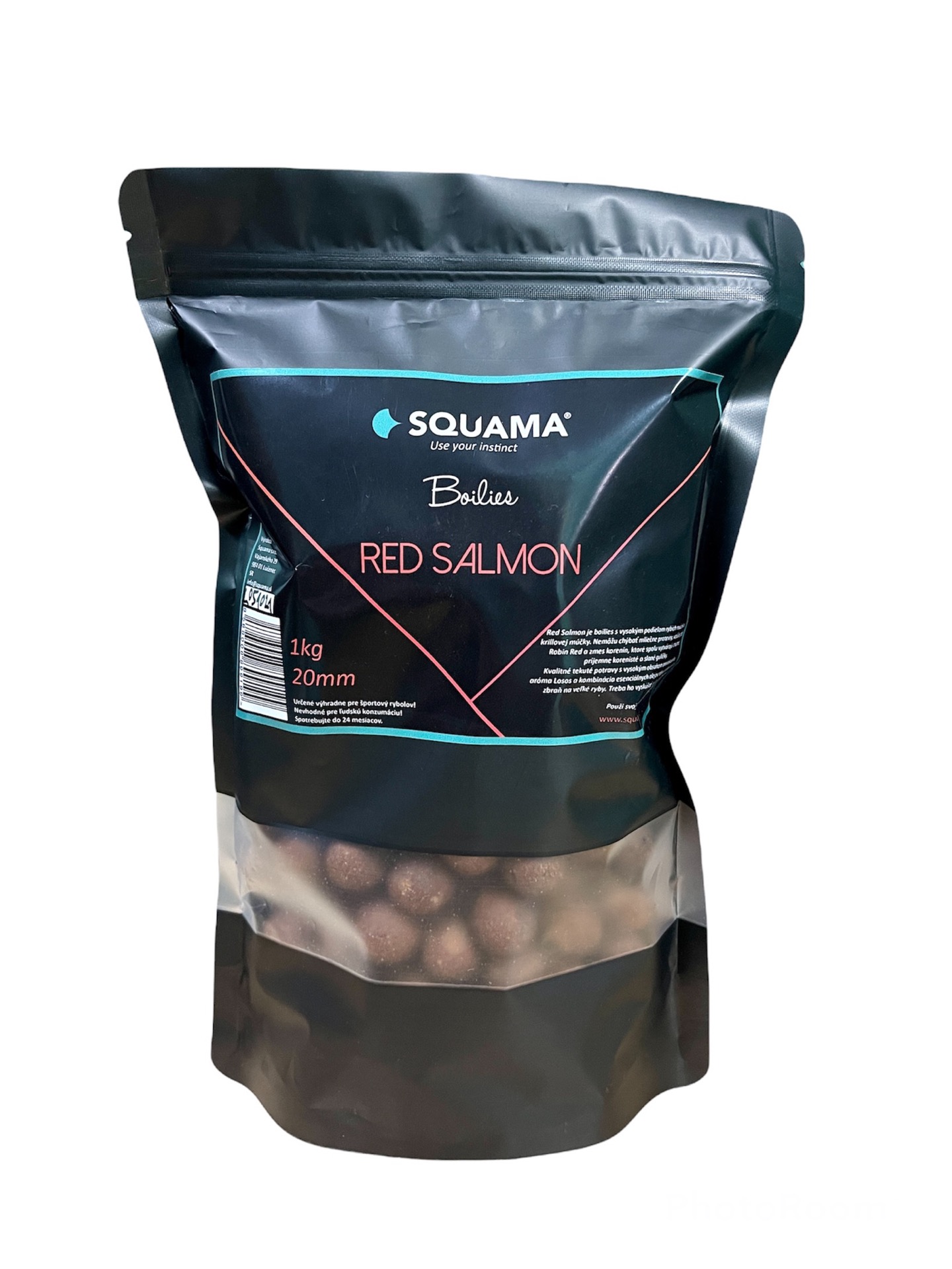 Squama Boilies RED SALMON, Hmotnosť: 900g, Priemer: 20mm