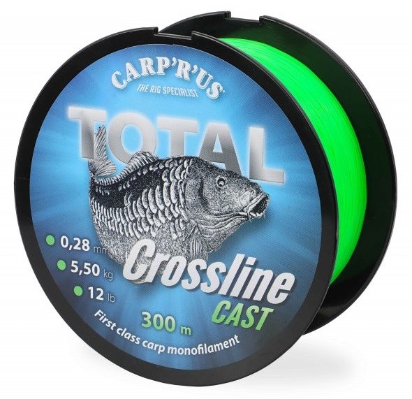 Carp´R´Us Vlasec Total Crossline Cast Green 300 m, Hrúbka: 0,28mm