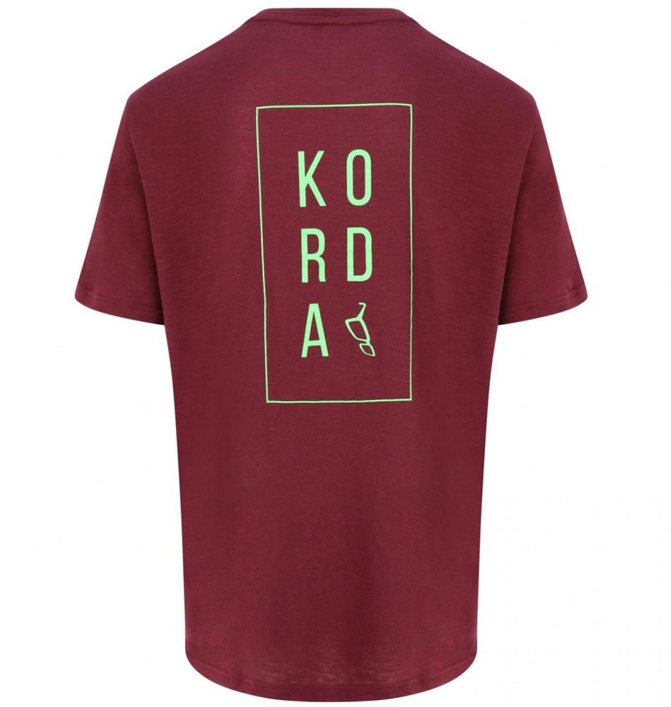 Korda Tričko LE Loyal Tee Burgundy, Veľkosť: M