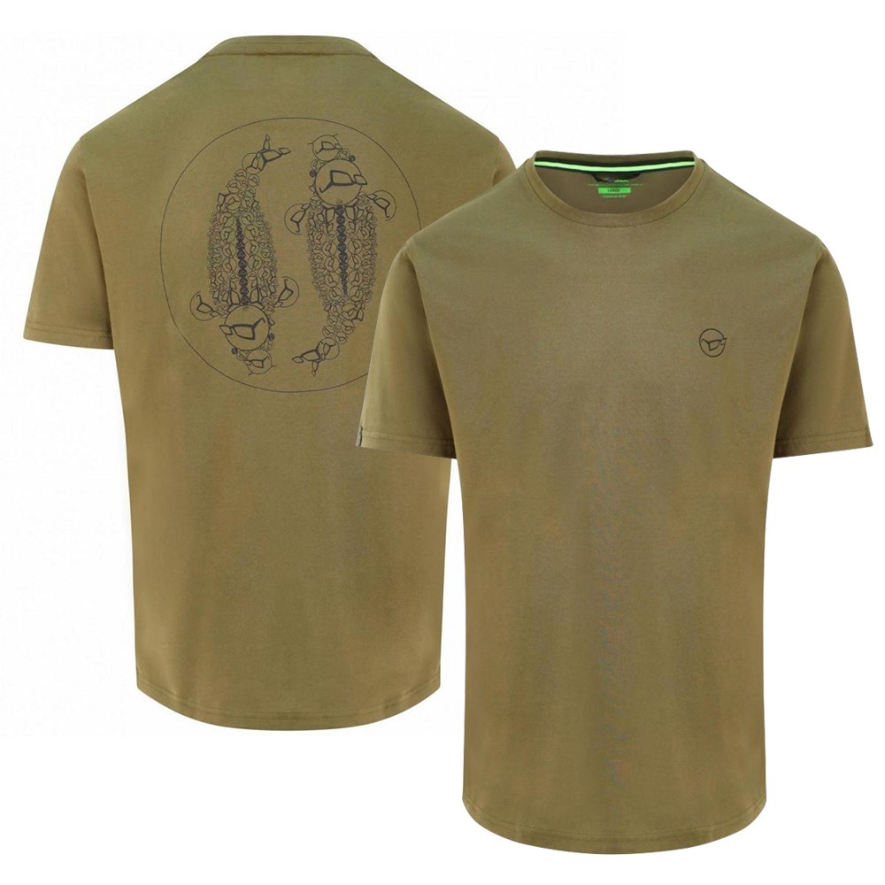 Korda Tričko LE Mandala Tee Olive, Veľkosť: M